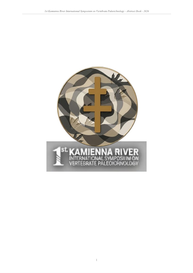 Abstract Book cover — 1st International Symposium on Vertebrate Paleoichnology of the Kamienna River